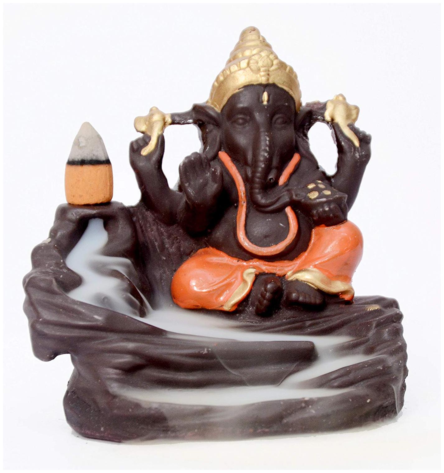 iHandikart Handicrafts Polyresin Material Handmade showpiece Smoking Fountain With 10 Backflow Incense Cones
iHandikart Handicrafts Polyresin Material Handmade showpiece Smoking Fountain With 10 Backflow Incense Cones