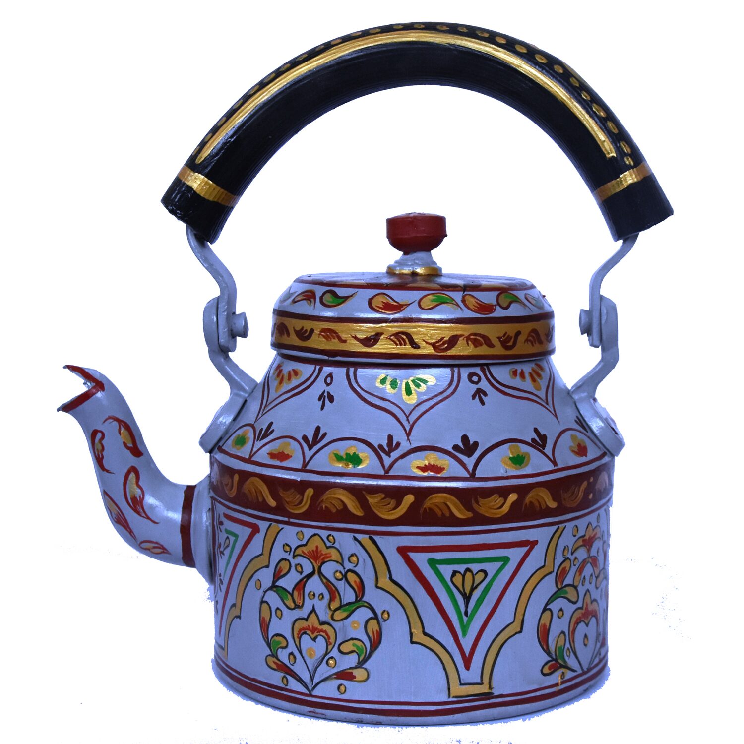 iHandikart Handpainted Designer Aluminium Tea Kettle Handicrafts (1 L 22 Cm) Aluminium For Home Decor Corporate Gift Purpose (IHK 5102)
iHandikart Handpainted Designer Aluminium Tea Kettle Handicrafts (1 L 22 Cm) Aluminium For Home Decor Corporate Gift Purpose (IHK 5102)