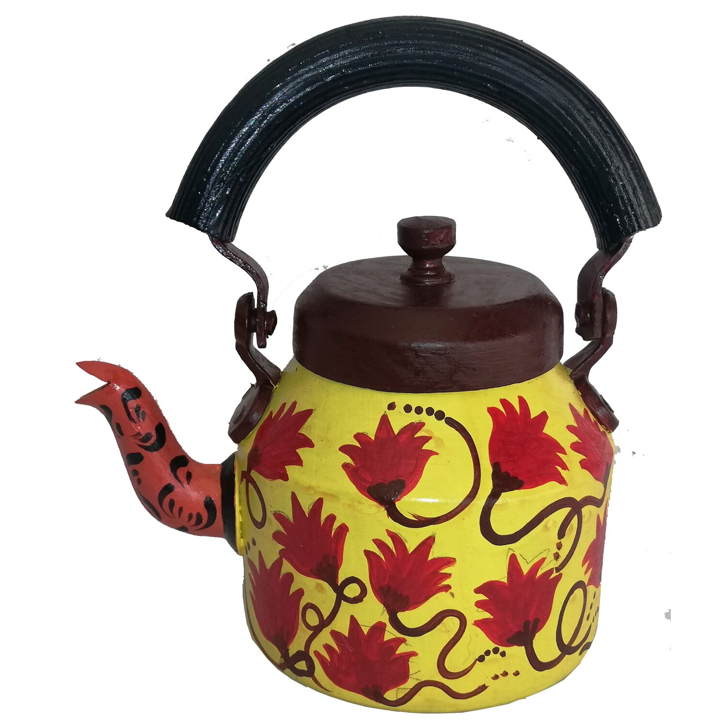 iHandikart Handpainted Designer Aluminium Tea Kettle Handicrafts (1 L 22 Cm) Aluminium For Home Decor Corporate Gift Purpose (IHK 5110)
iHandikart Handpainted Designer Aluminium Tea Kettle Handicrafts (1 L 22 Cm) Aluminium For Home Decor Corporate Gift Purpose (IHK 5110)