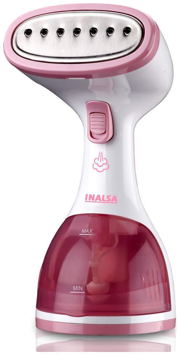 Inalsa Steamax 1200-Watt Garment Steamer with Detachable Fabric Steam Brush 260ml Capacity Vertical Horizontal Ironing (White Pink)
Inalsa Steamax 1200-Watt Garment Steamer with Detachable Fabric Steam Brush 260ml Capacity Vertical Horizontal Ironing (White Pink)