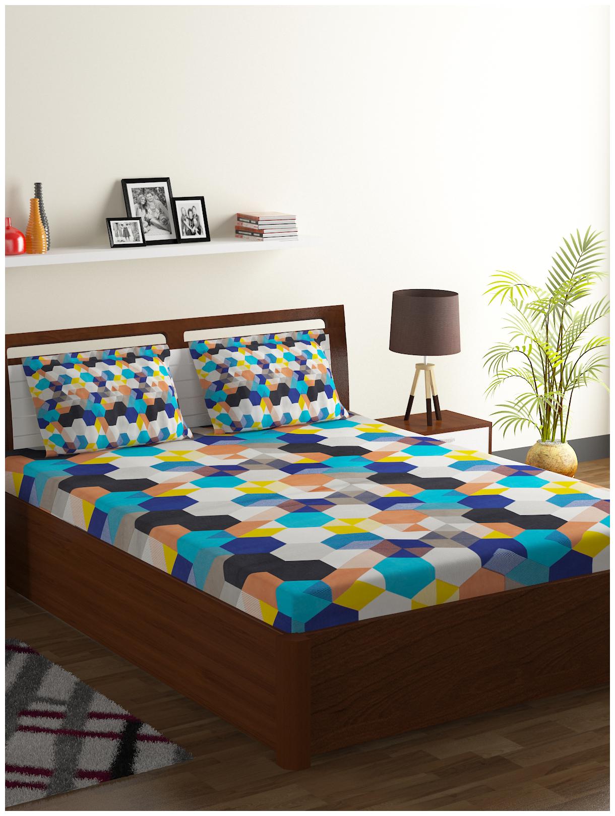 ISPACE Microfiber Abstract Single Size Bedsheet 144 TC ( 1 Bedsheet Without Pillow Covers Blue )
ISPACE Microfiber Abstract Single Size Bedsheet 144 TC ( 1 Bedsheet Without Pillow Covers Blue )