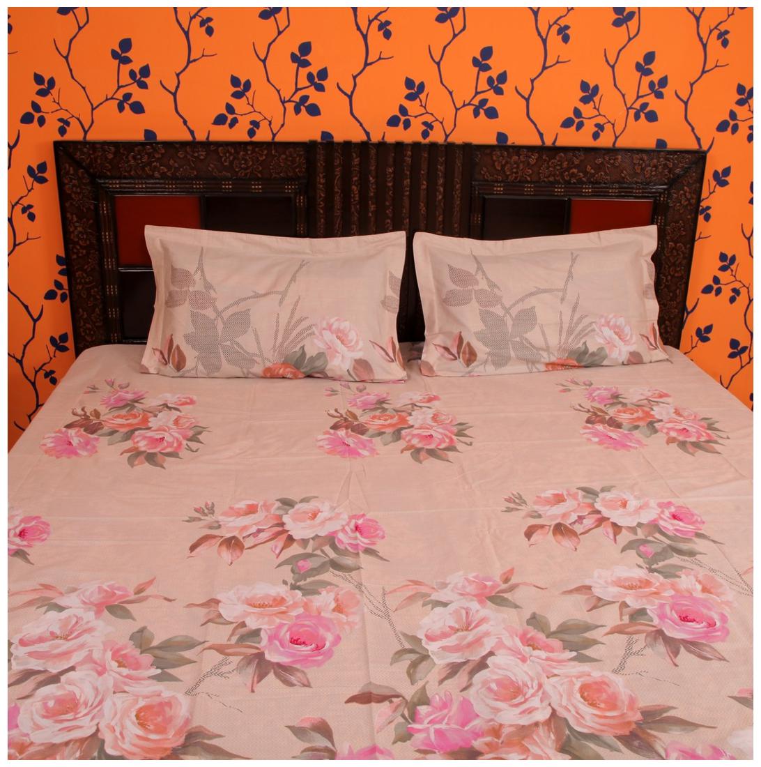 ITACA Cotton Printed Double Size Bedsheet ( 1 Bedsheet With 2 Pillow Covers Multi )
ITACA Cotton Printed Double Size Bedsheet ( 1 Bedsheet With 2 Pillow Covers Multi )