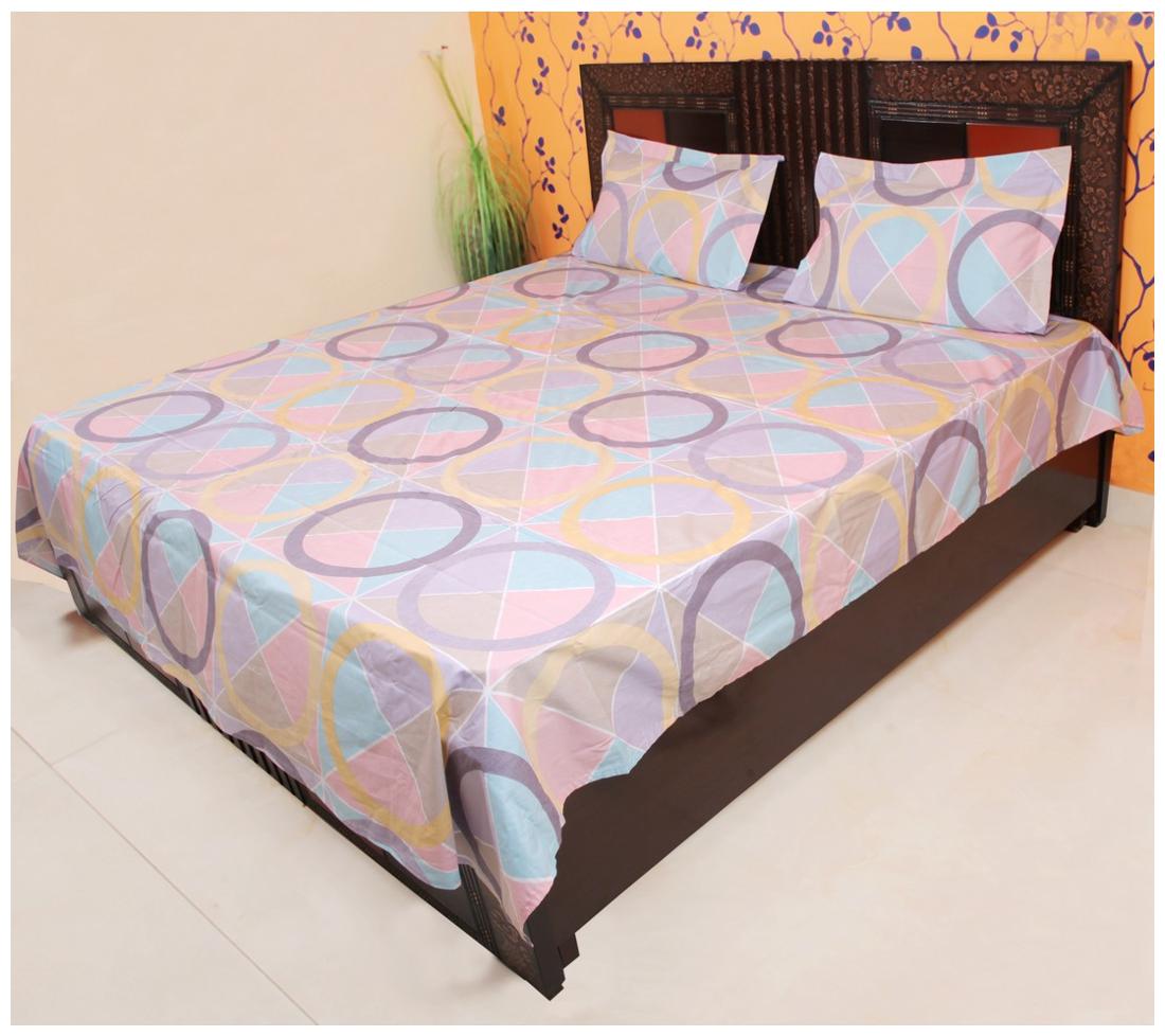 ITACA Cotton Printed Double Size Bedsheet ( 1 Bedsheet With 2 Pillow Covers Multi )
ITACA Cotton Printed Double Size Bedsheet ( 1 Bedsheet With 2 Pillow Covers Multi )