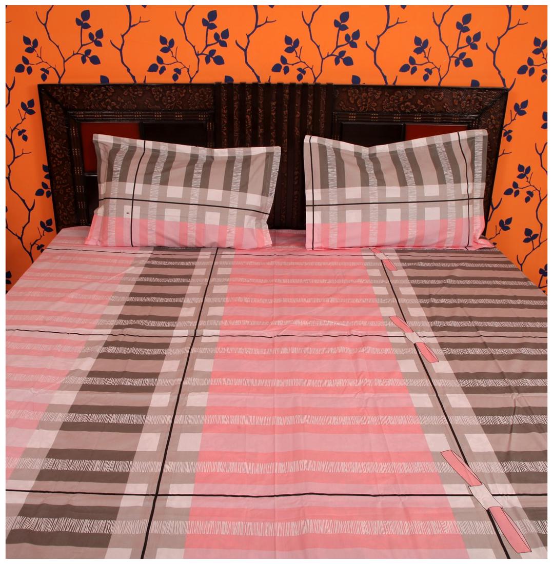 ITACA Cotton Printed Double Size Bedsheet ( 1 Bedsheet With 2 Pillow Covers Multi )
ITACA Cotton Printed Double Size Bedsheet ( 1 Bedsheet With 2 Pillow Covers Multi )