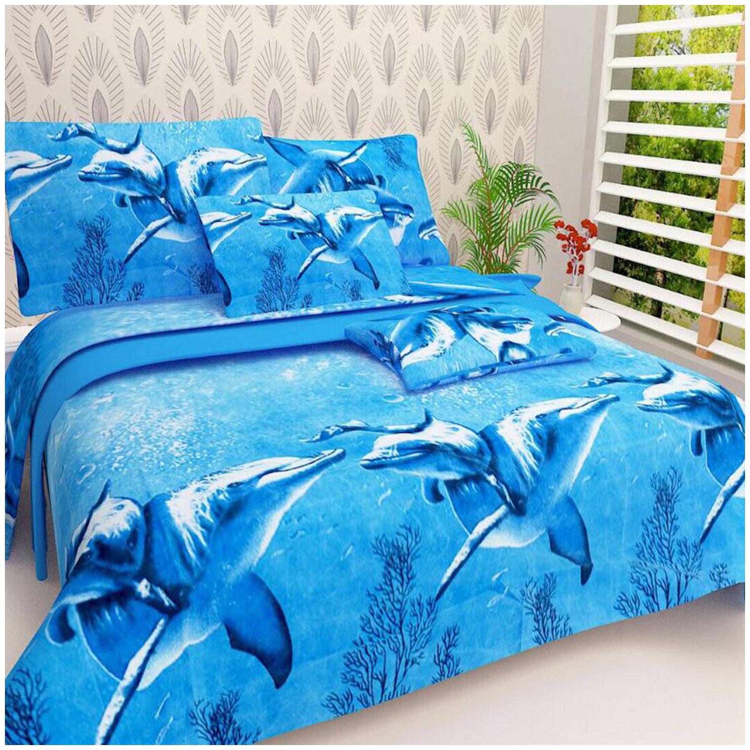 Italian Fab Microfiber 3D Printed Double Size Bedsheet 144 TC ( 1 Bedsheet With 2 Pillow Covers Multi )
Italian Fab Microfiber 3D Printed Double Size Bedsheet 144 TC ( 1 Bedsheet With 2 Pillow Covers Multi )
