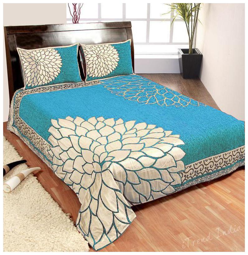iTrendIndia Chenille Abstract Double Size Bedsheet ( 1 Bedsheet With 2 Pillow Covers Blue )
iTrendIndia Chenille Abstract Double Size Bedsheet ( 1 Bedsheet With 2 Pillow Covers Blue )