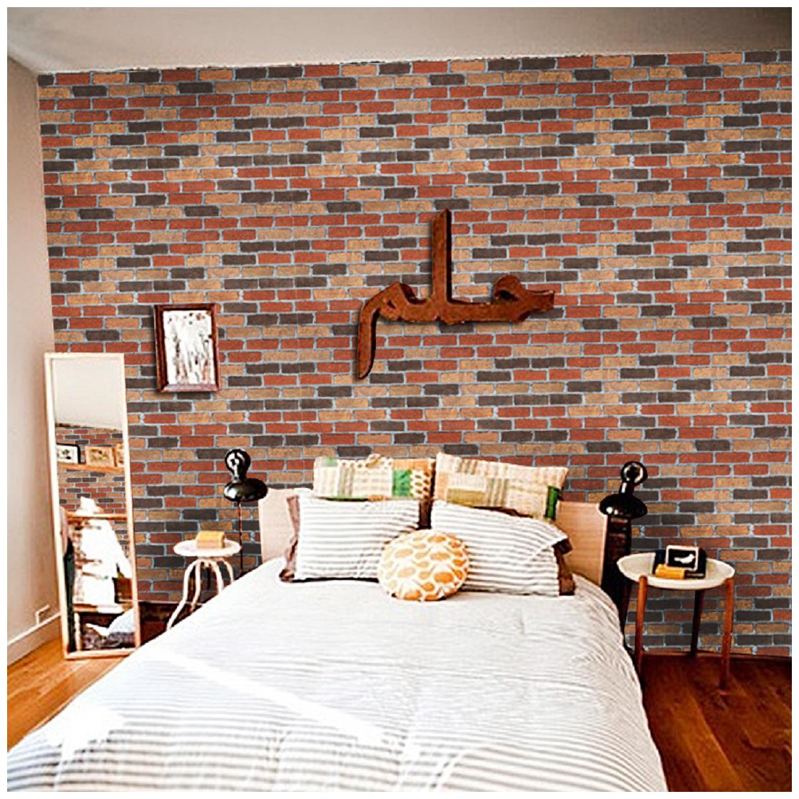 JAAMSO ROYALS Red Brick Stone wallpaper self-adhesive peel stick ( 45 x 100 CM ) Pack of 1
JAAMSO ROYALS Red Brick Stone wallpaper self-adhesive peel stick ( 45 x 100 CM ) Pack of 1