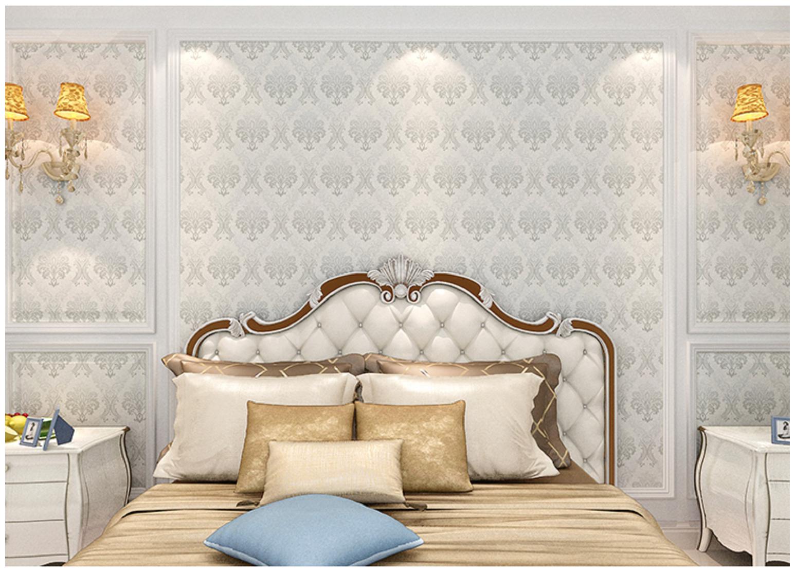 JAAMSO ROYALS Silver Flower damask wallpaper self-adhesive peel stick ( 45 x 500 CM ) Pack of 1
JAAMSO ROYALS Silver Flower damask wallpaper self-adhesive peel stick ( 45 x 500 CM ) Pack of 1