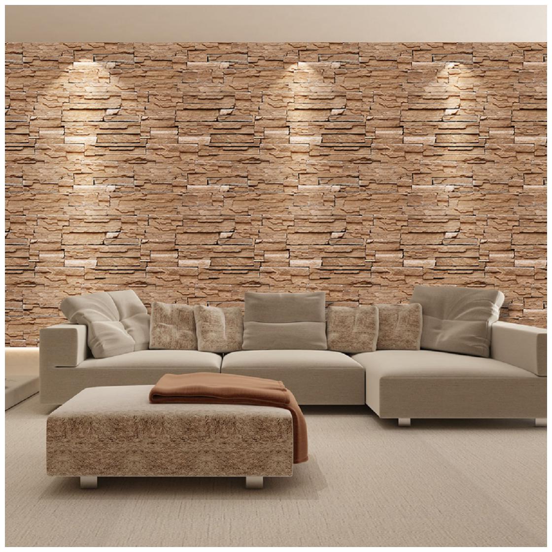JAAMSO ROYALS 3D Brown stone brick wallpaper self-adhesive peel stick ( 45 x 100 CM ) Pack of 1
JAAMSO ROYALS 3D Brown stone brick wallpaper self-adhesive peel stick ( 45 x 100 CM ) Pack of 1