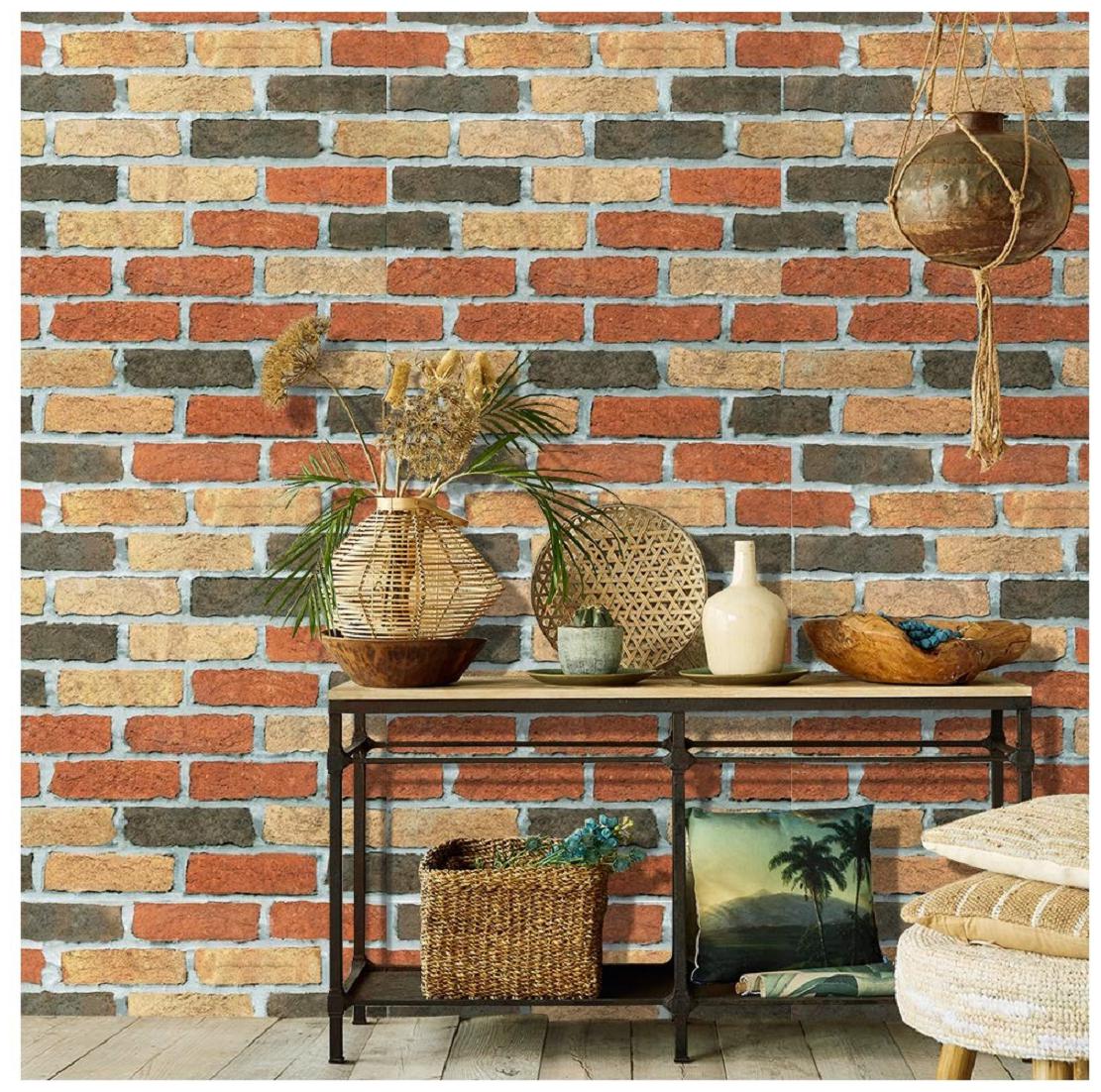 Jaamso Royals Brick Stone Peel and Stick Wallpaper Wall Poster Wall Sticker PVC Self Adhesive for Bedrooms Living Room Hall Play Room Garden Home Decoration Stickers
Jaamso Royals Brick Stone Peel and Stick Wallpaper Wall Poster Wall Sticker PVC Self Adhesive for Bedrooms Living Room Hall Play Room Garden Home Decoration Stickers