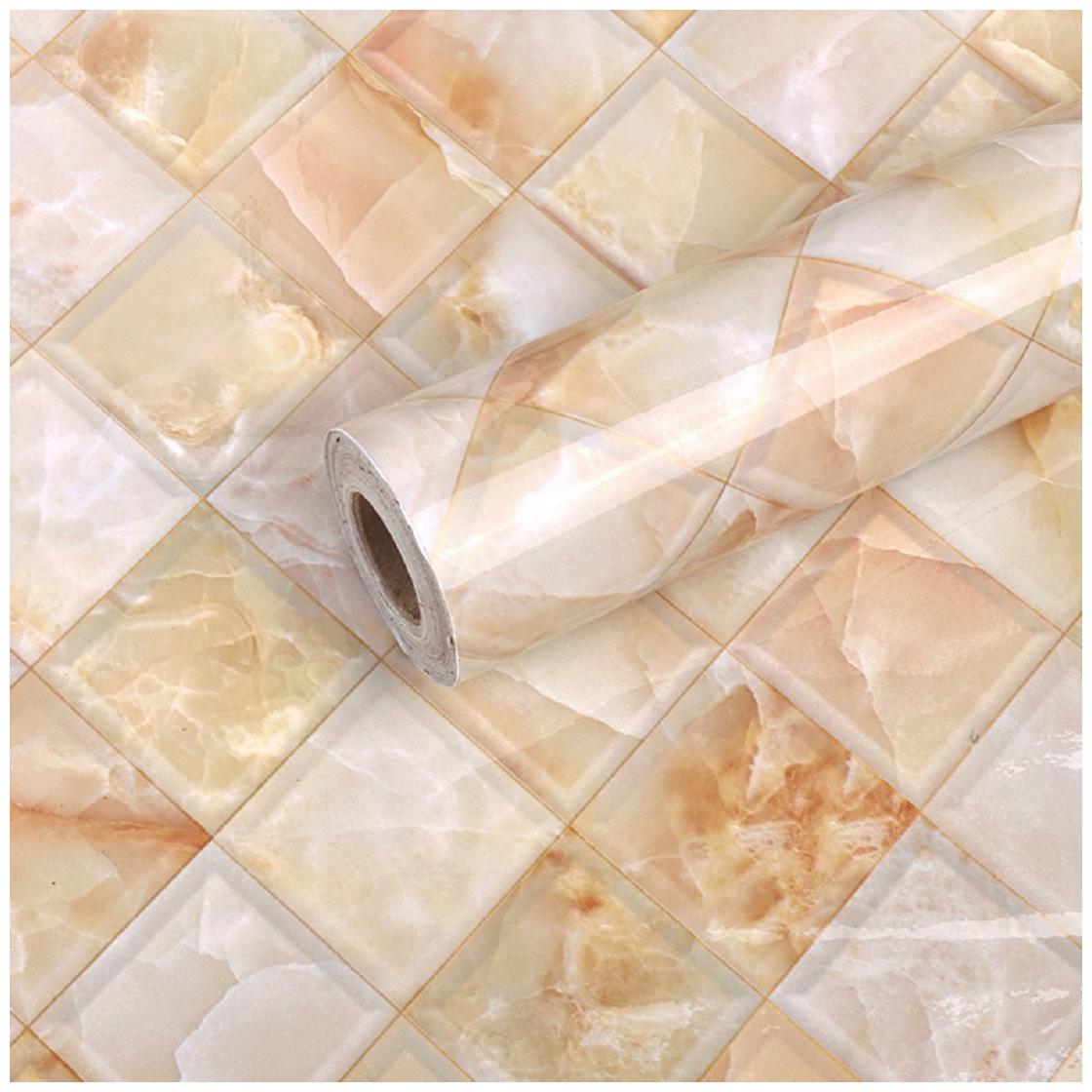 JAAMSO ROYALS Designer Peach tiles marble wallpaper self-adhesive peel stick ( 60 x 200 CM ) Pack of 1
JAAMSO ROYALS Designer Peach tiles marble wallpaper self-adhesive peel stick ( 60 x 200 CM ) Pack of 1