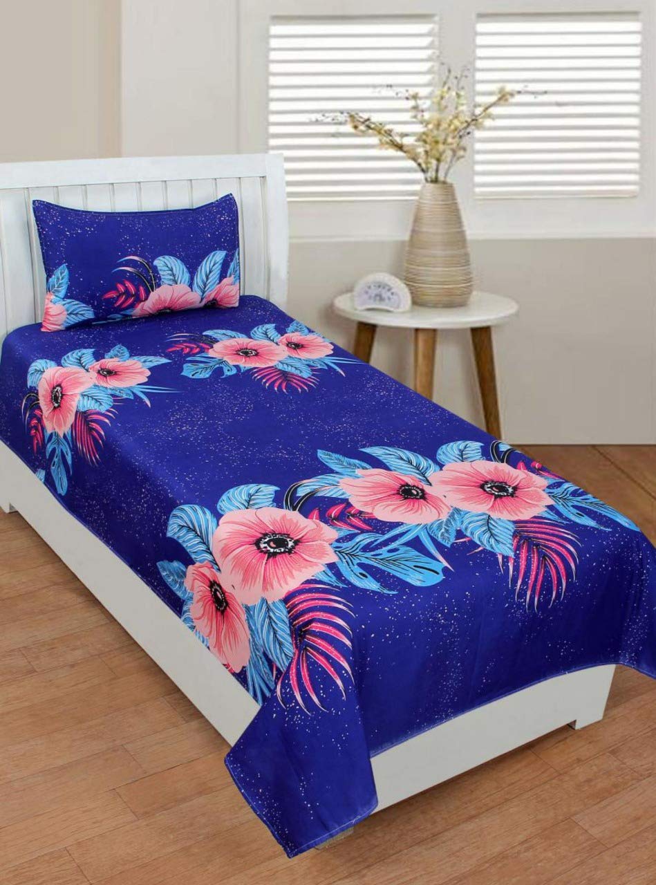 JARS Collections Microfiber Floral Single Size Bedsheet 120 TC ( 1 Bedsheet With 1 Pillow Covers Blue )
JARS Collections Microfiber Floral Single Size Bedsheet 120 TC ( 1 Bedsheet With 1 Pillow Covers Blue )