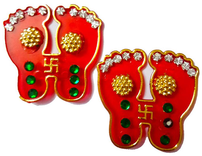 JARS Collections Decorative Acrylic Stone Studed Laxmi Feet Stickers For Diwali Festival-Pack of 2
JARS Collections Decorative Acrylic Stone Studed Laxmi Feet Stickers For Diwali Festival-Pack of 2