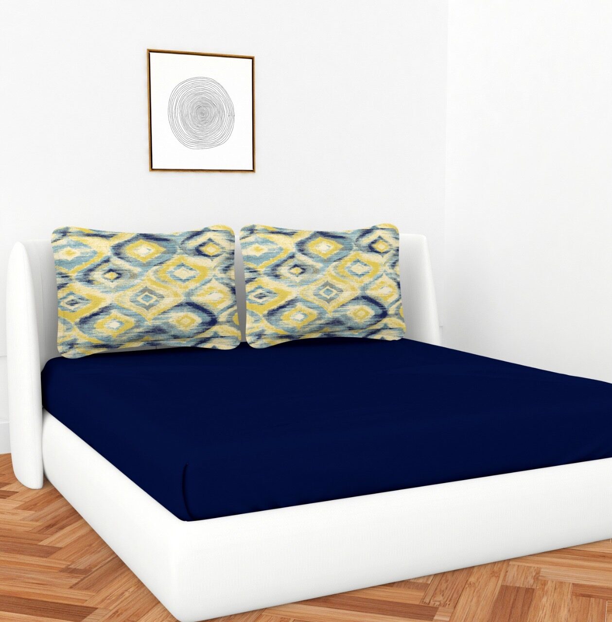 JARS Collections Cotton Solid Double Size Bedsheet 180 TC ( 1 Bedsheet With 2 Pillow Covers Blue )
JARS Collections Cotton Solid Double Size Bedsheet 180 TC ( 1 Bedsheet With 2 Pillow Covers Blue )