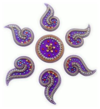 JBG Home Store Handcrafted Decorative Diwali Rangoli Set(Reusable) (10 inches) Multicolor 7 Piece Set
JBG Home Store Handcrafted Decorative Diwali Rangoli Set(Reusable) (10 inches) Multicolor 7 Piece Set
