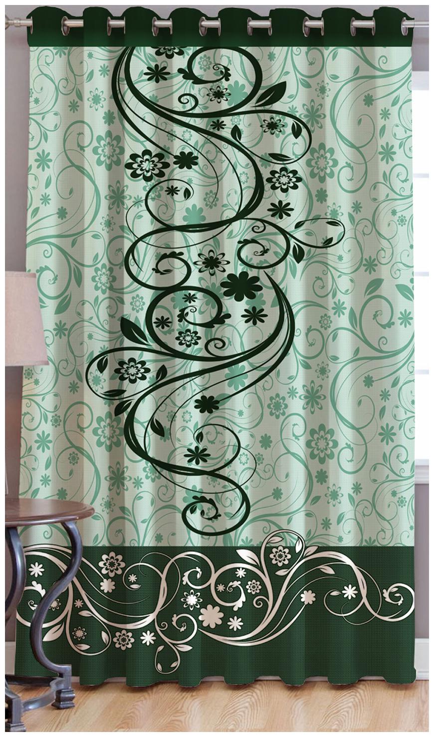 JBG Home Store Polyester Door Room Darkening Green Regular Curtain ( Eyelet Closure Floral )
JBG Home Store Polyester Door Room Darkening Green Regular Curtain ( Eyelet Closure Floral )