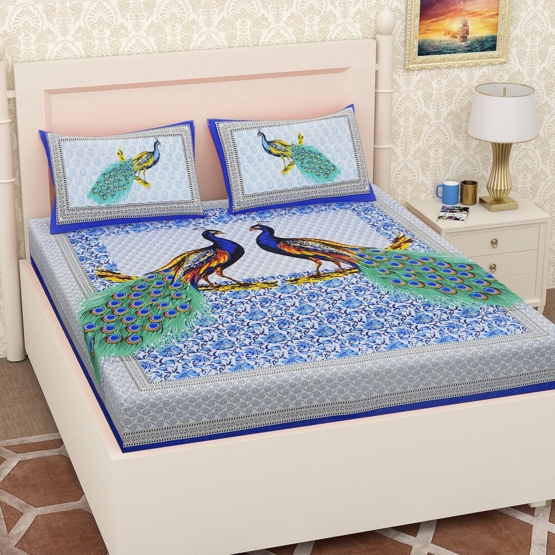 JBG Home Store Cotton Printed Double Size Bedsheet 160 TC ( 1 Bedsheet With 2 Pillow Covers Multi )
JBG Home Store Cotton Printed Double Size Bedsheet 160 TC ( 1 Bedsheet With 2 Pillow Covers Multi )