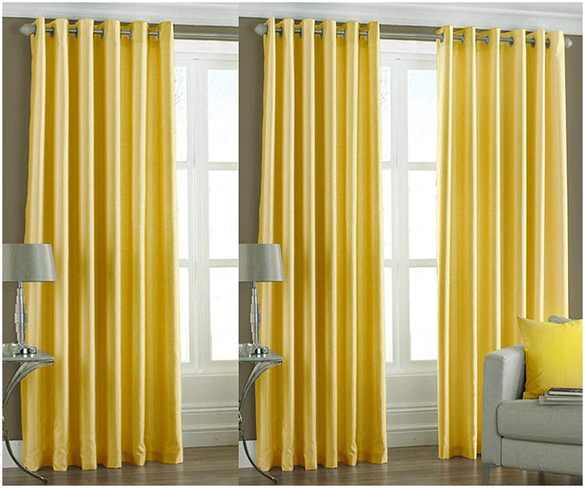 JBG Home Store Polyester Door Blackout Yellow Regular Curtain ( Eyelet Closure Solid )
JBG Home Store Polyester Door Blackout Yellow Regular Curtain ( Eyelet Closure Solid )