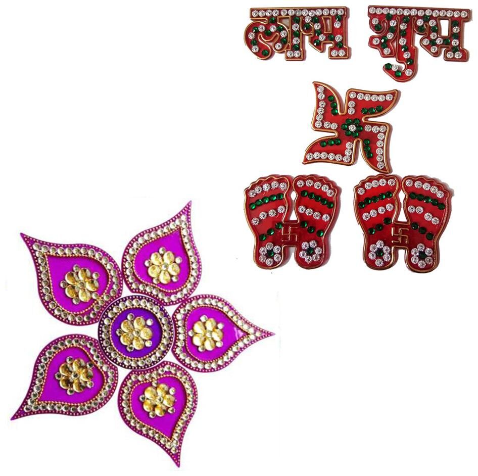 JBG Home Store 11 pcs Set of Acrylic Decorative Accessories(6 pcs rangoli set 5 Acrylic Stickers)
JBG Home Store 11 pcs Set of Acrylic Decorative Accessories(6 pcs rangoli set 5 Acrylic Stickers)
