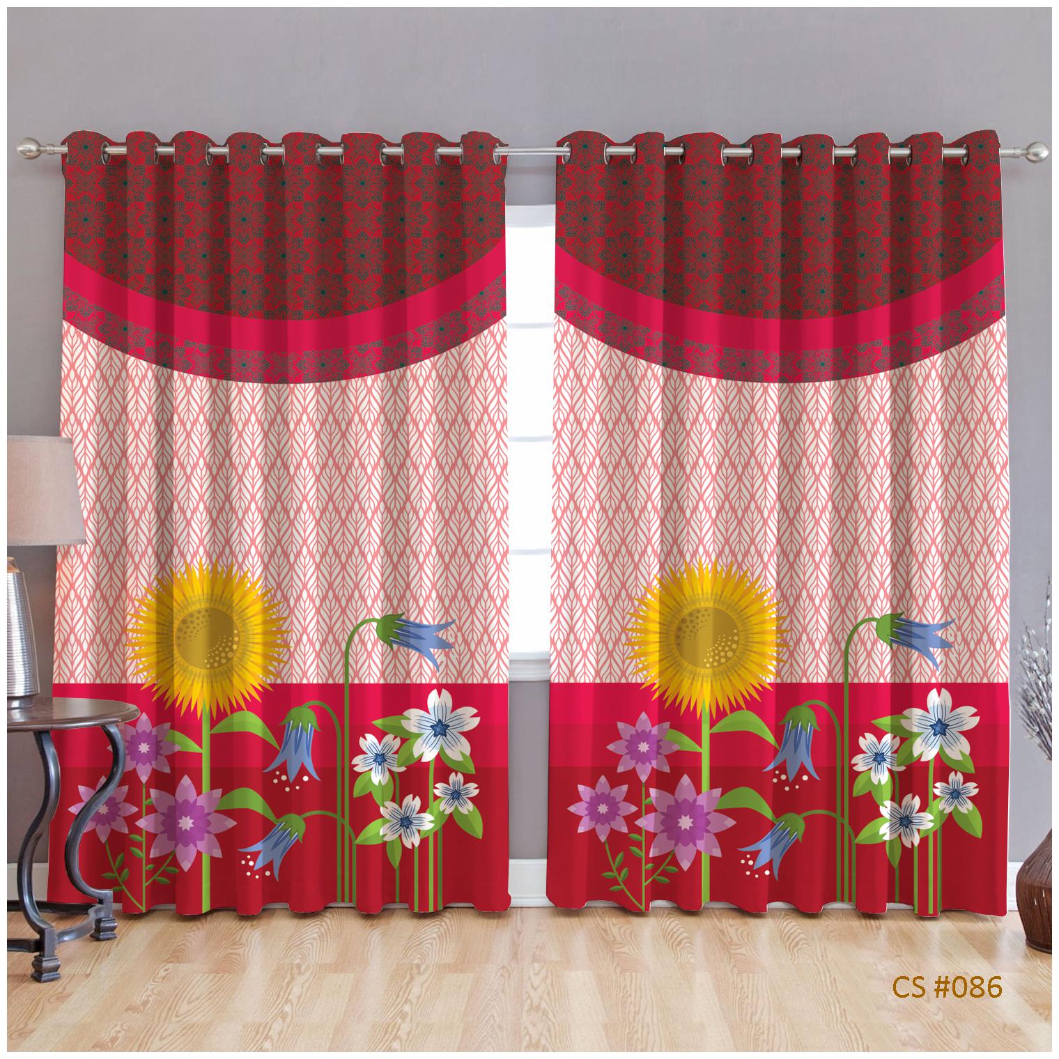 JBG Home Store Polyester Door Room Darkening Red Regular Curtain ( Eyelet Closure Floral )
JBG Home Store Polyester Door Room Darkening Red Regular Curtain ( Eyelet Closure Floral )