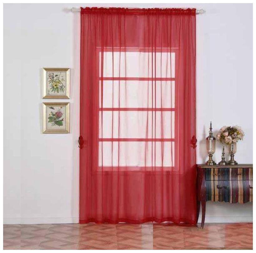 JBG Home Store Tissue Door Transparent Red Regular Curtain ( Rod Pocket Closure Plain )
JBG Home Store Tissue Door Transparent Red Regular Curtain ( Rod Pocket Closure Plain )