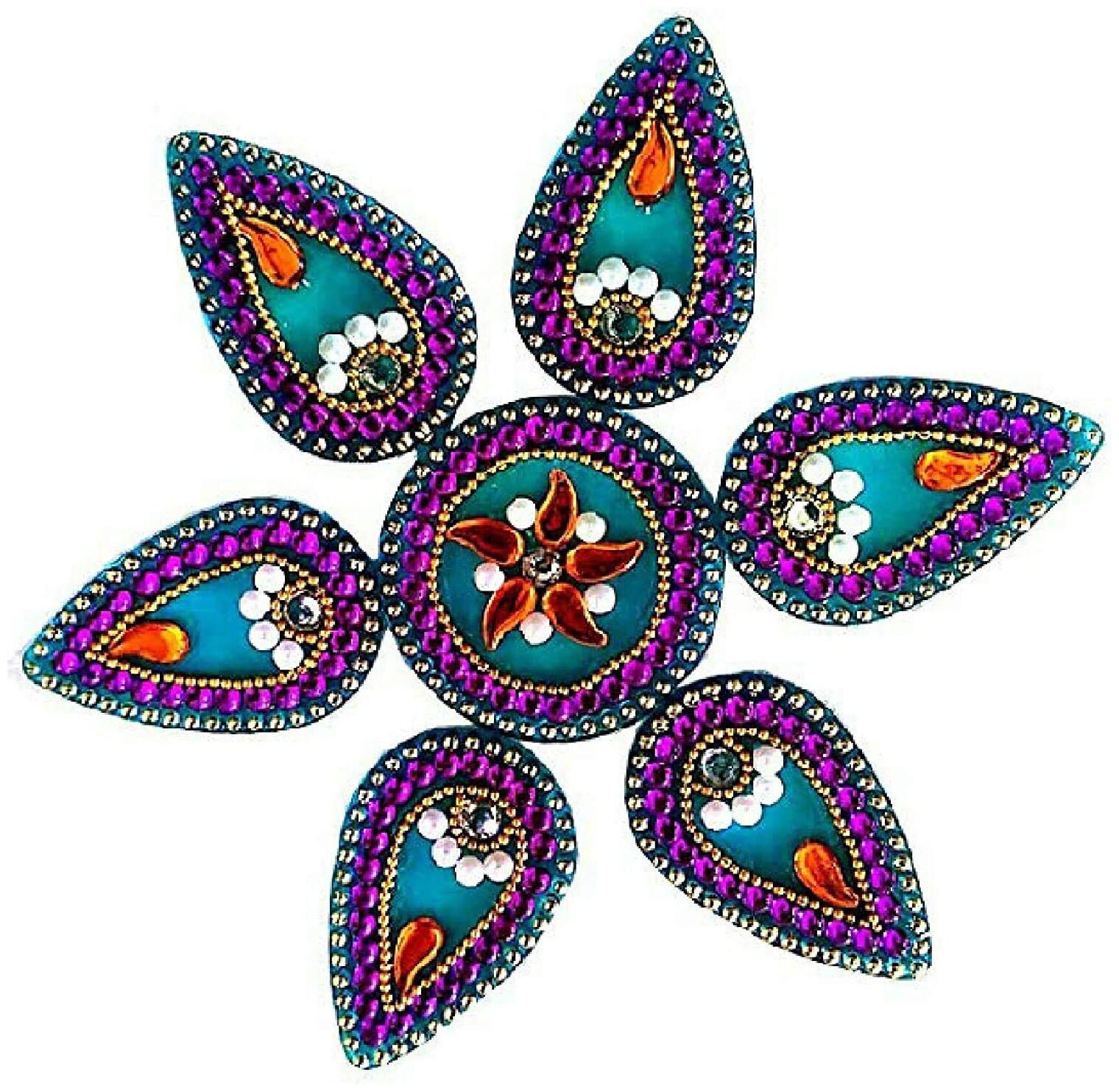 JBG Home Store Handcrafted Decorative Diwali Rangoli Set(Reusable) (10 inches) Multicolor 7 Piece Set
JBG Home Store Handcrafted Decorative Diwali Rangoli Set(Reusable) (10 inches) Multicolor 7 Piece Set