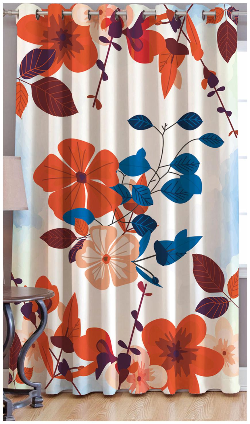 JBG Home Store Polyester Door Room Darkening Orange Regular Curtain ( Eyelet Closure Floral )
JBG Home Store Polyester Door Room Darkening Orange Regular Curtain ( Eyelet Closure Floral )