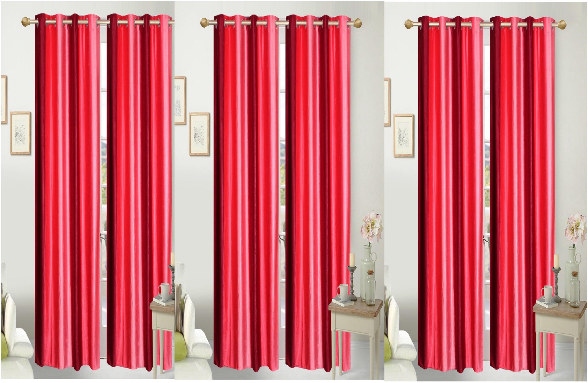 Jim-Dandy Polyester Window Semi Transparent Red Regular Curtain ( Rod Pocket Closure Plain )
Jim-Dandy Polyester Window Semi Transparent Red Regular Curtain ( Rod Pocket Closure Plain )