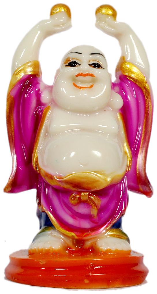 Jinagam FengShui Laughing Buddha Lifting two golden nuggets for Good Luck Health Wealth Happiness Success Home Decor(10x7x5cm)
Jinagam FengShui Laughing Buddha Lifting two golden nuggets for Good Luck Health Wealth Happiness Success Home Decor(10x7x5cm)