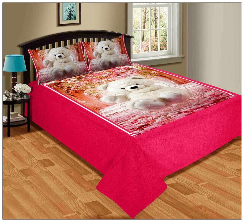 JMT Velvet Printed Double Size Bedsheet 180 TC ( 1 Bedsheet With 2 Pillow Covers Multi )
JMT Velvet Printed Double Size Bedsheet 180 TC ( 1 Bedsheet With 2 Pillow Covers Multi )