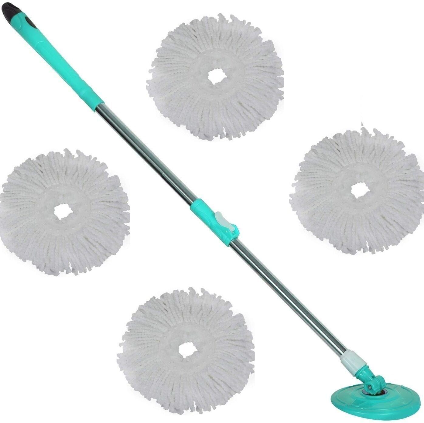 John Richard Mop Rod Stainless Steel Fusion Mop 360 Stick Set with Lock - With 4 Refill
John Richard Mop Rod Stainless Steel Fusion Mop 360 Stick Set with Lock - With 4 Refill
