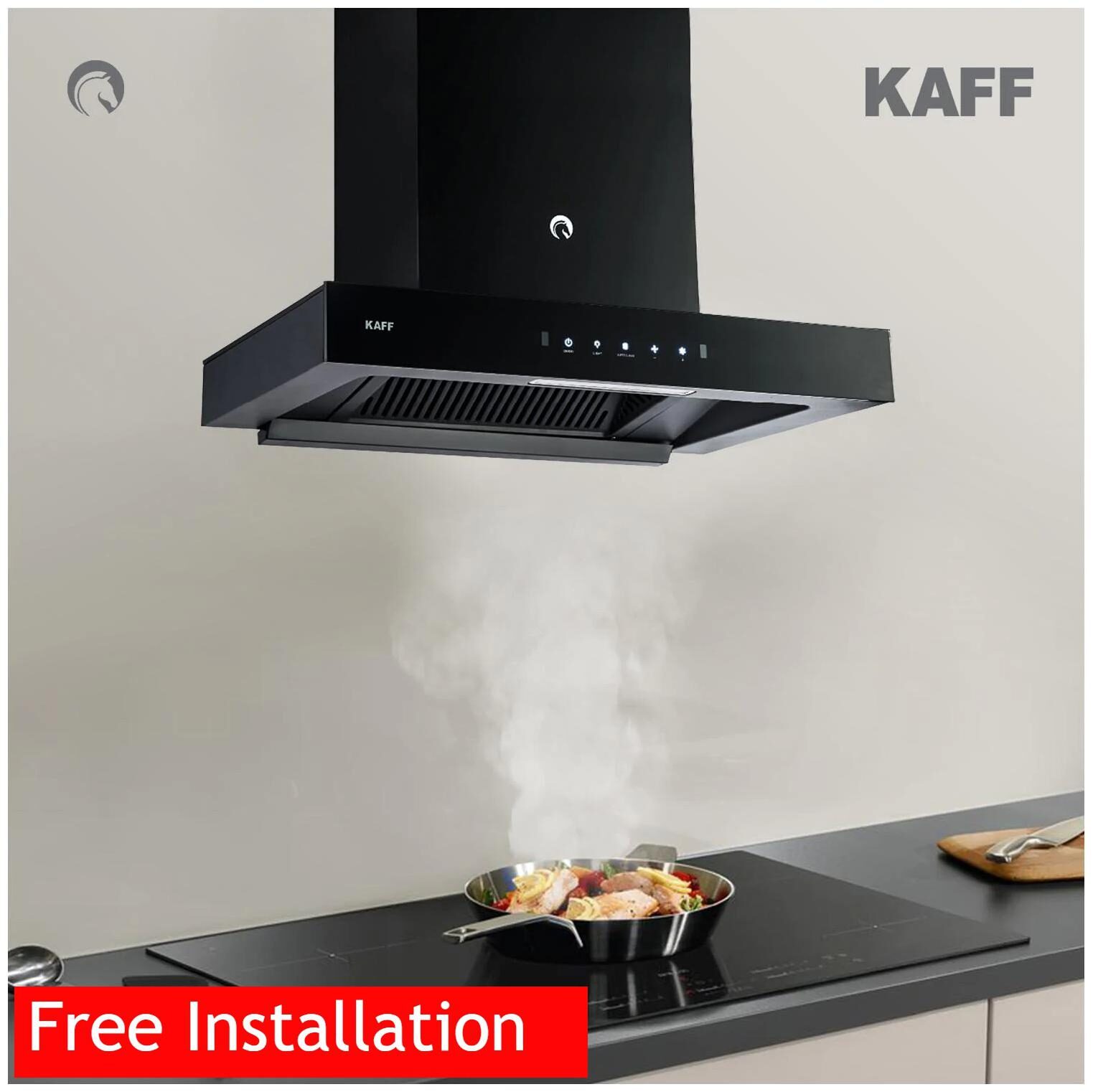 Kaff Wall and Ceiling Mounted Auto Clean 60 cm 1250 m3 h Black Chimney ( CASTO DX DHC 60 )
Kaff Wall and Ceiling Mounted Auto Clean 60 cm 1250 m3 h Black Chimney ( CASTO DX DHC 60 )