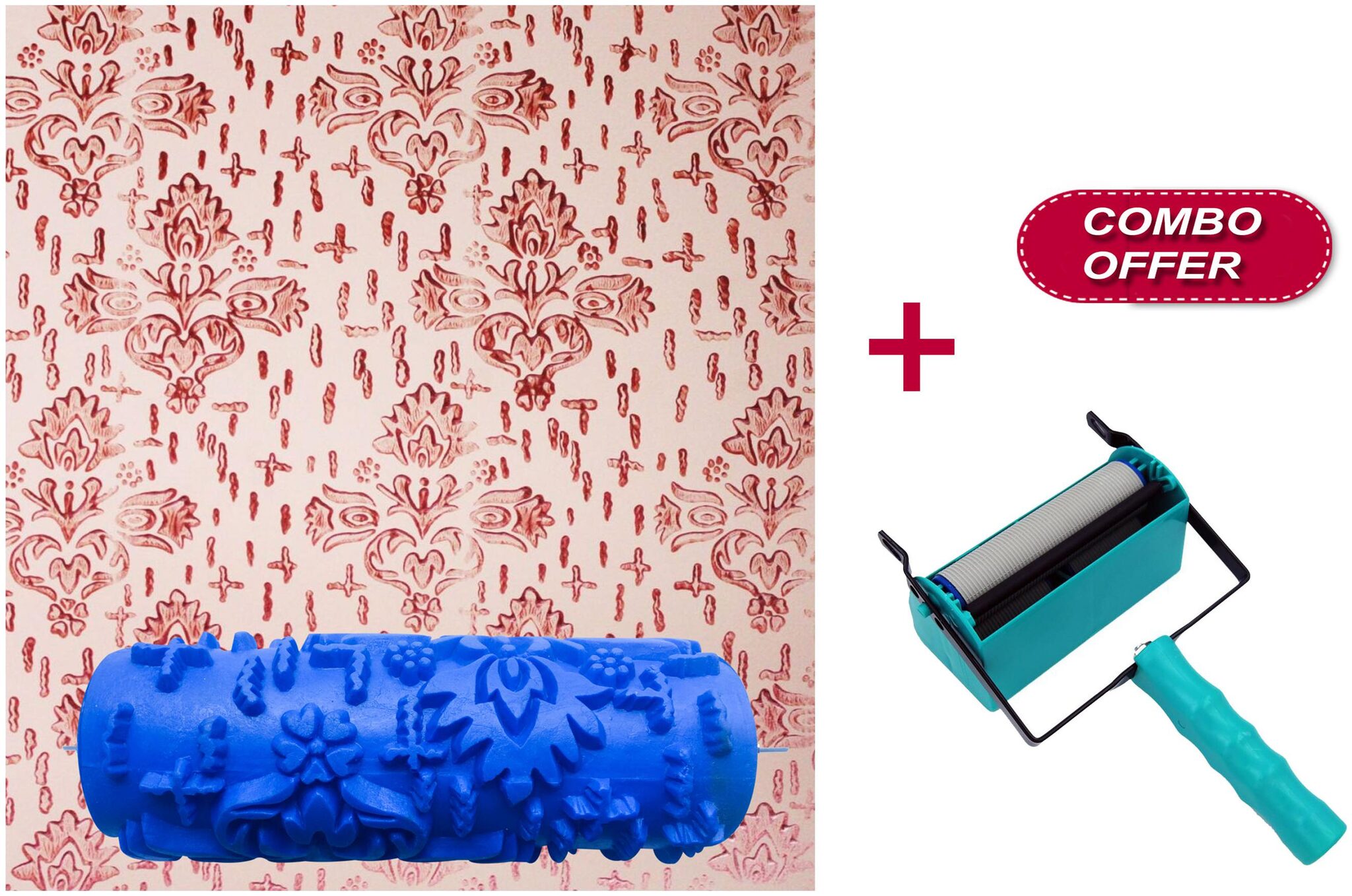 Kayra Decor Double Color 12 7 cm (5 inch) Decoration Painting Machine 1 piece of Silicone Paint Roller DIY Tool for wall Decor
Kayra Decor Double Color 12 7 cm (5 inch) Decoration Painting Machine 1 piece of Silicone Paint Roller DIY Tool for wall Decor