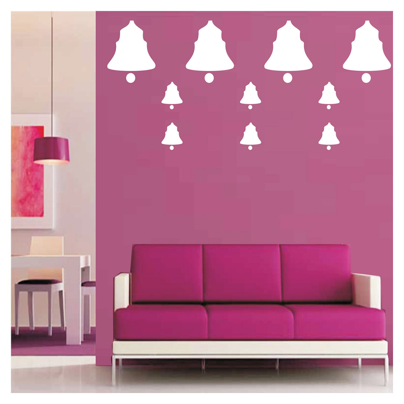 Kayra Decor Hanging Bells Reusable DIY Wall Stencil Painting for Home Decor (PVC 16inch x 24 inch)
Kayra Decor Hanging Bells Reusable DIY Wall Stencil Painting for Home Decor (PVC 16inch x 24 inch)