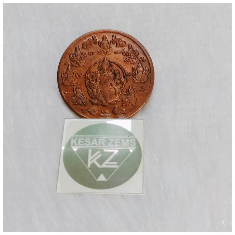 Kesar Zems Goddess Asth Laxmiji EAST INDIA COMPANY HALF ANNA Pure Copper Coin-A For Puja (3 2 x 3 2 x 0 2 Cm Brown)
Kesar Zems Goddess Asth Laxmiji EAST INDIA COMPANY HALF ANNA Pure Copper Coin-A For Puja (3 2 x 3 2 x 0 2 Cm Brown)