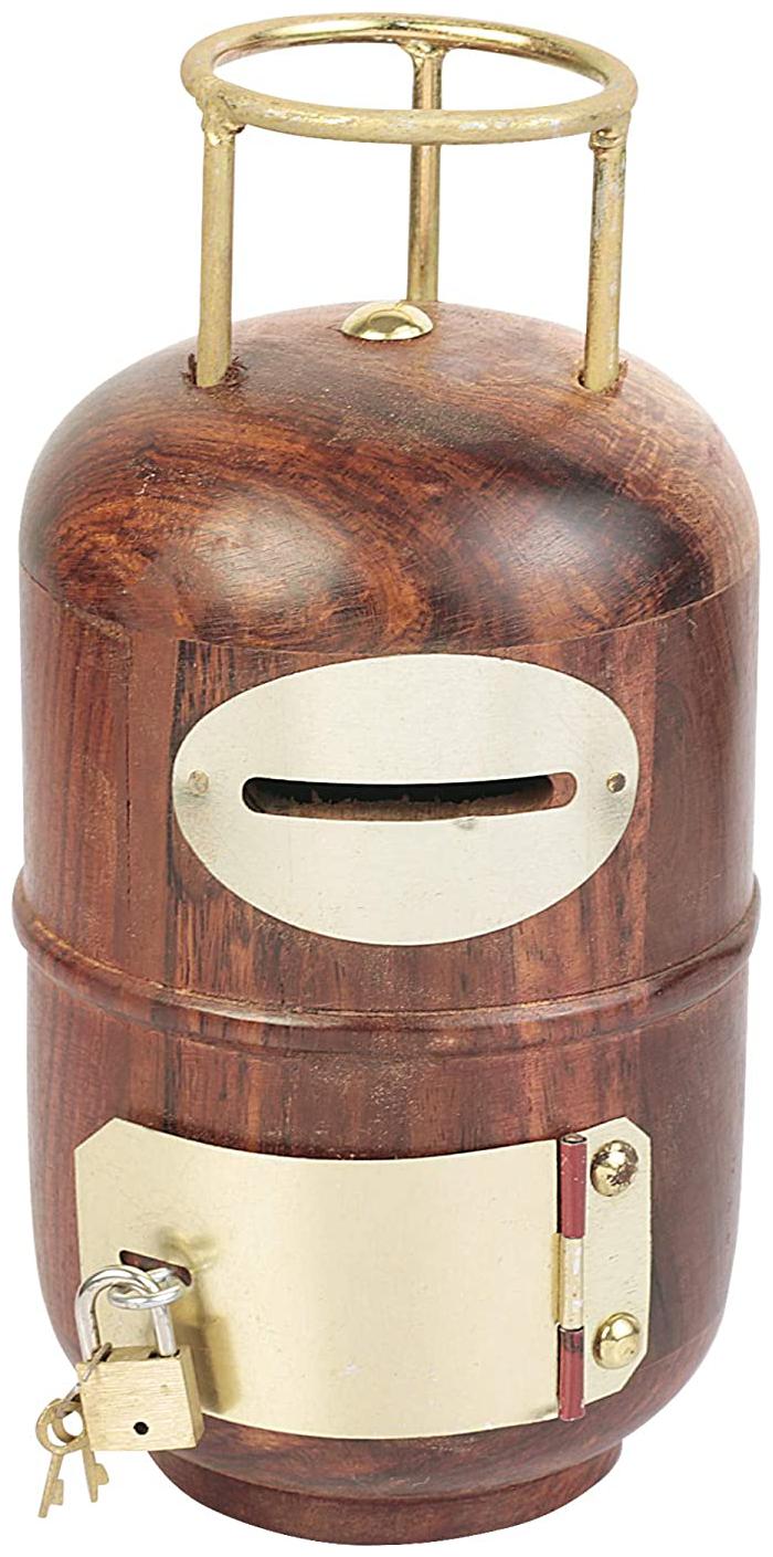 Kesha Spree Wooden Hand Made Cute Piggy Bank - Cylinder Desgin - L x B x H - 4 x 4 x 7 inch
Kesha Spree Wooden Hand Made Cute Piggy Bank - Cylinder Desgin - L x B x H - 4 x 4 x 7 inch