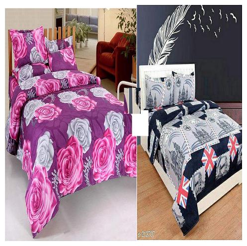 Kohinoor Cotton Printed Double Size Bedsheet 120 TC ( 2 Bedsheet With 4 Pillow Covers Multi )
Kohinoor Cotton Printed Double Size Bedsheet 120 TC ( 2 Bedsheet With 4 Pillow Covers Multi )