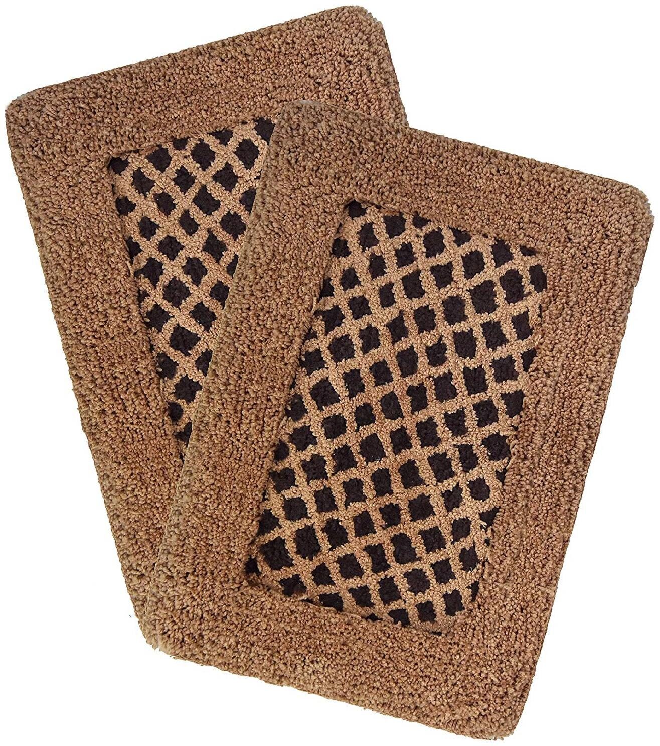 Kridhay Natura Life Micro Diamond Bathmat 100 Machine Washable Anti-Skid and Super Soft bathmat (40X60 Cms Set of 2 pcs Brown)
Kridhay Natura Life Micro Diamond Bathmat 100 Machine Washable Anti-Skid and Super Soft bathmat (40X60 Cms Set of 2 pcs Brown)