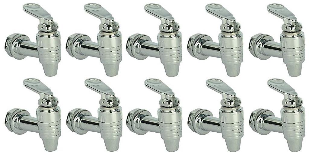 KRPLUS Chrome Silver Plated RO Plastic Tap for RO Water Purifier (Set of 10)
KRPLUS Chrome Silver Plated RO Plastic Tap for RO Water Purifier (Set of 10)
