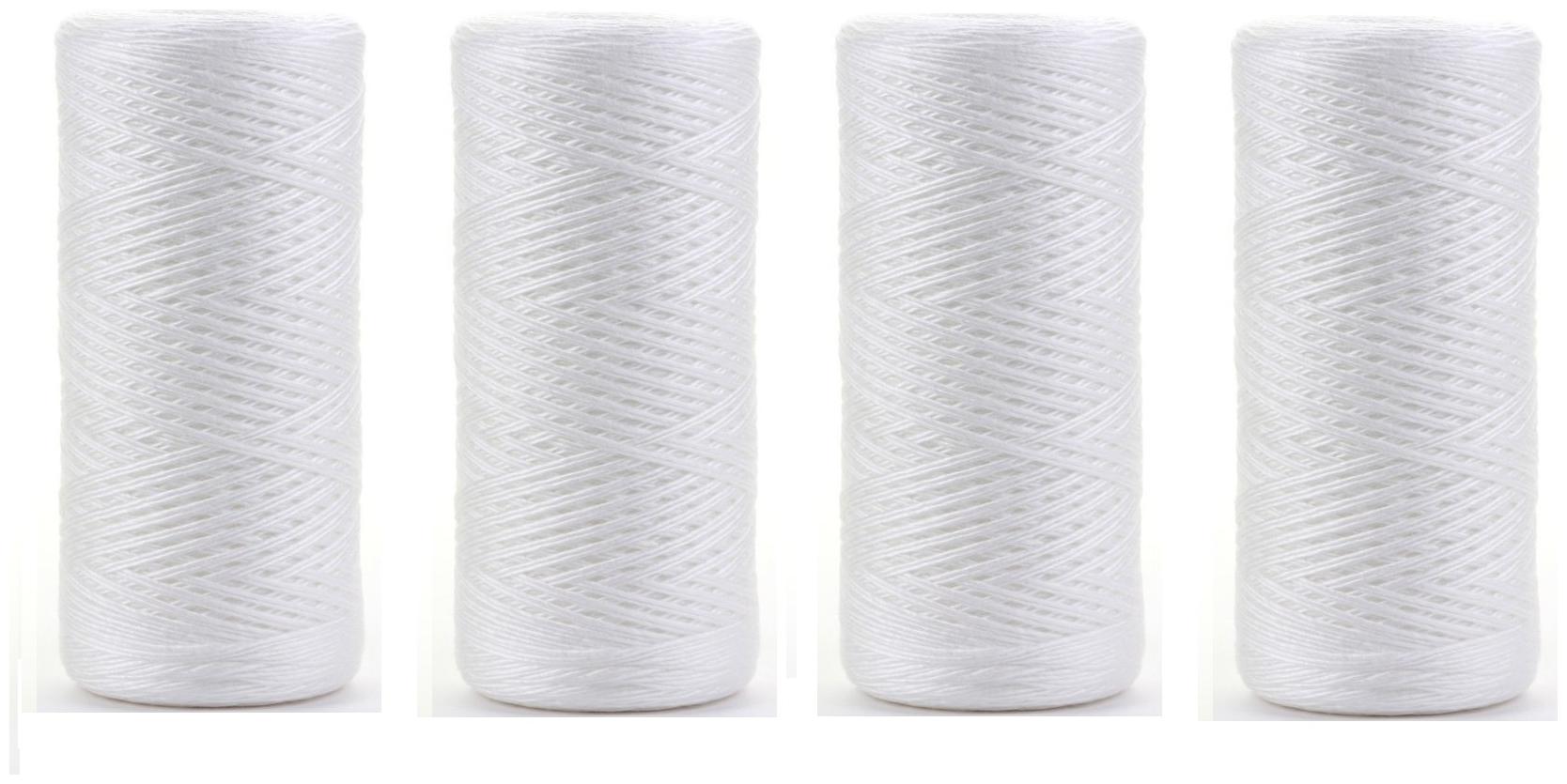 KRPLUS Jumbo Wound Thread Filter Cartridge For Commercial Water Purifier Size - 20x4 OD For Water Purifier (Set of 4)
KRPLUS Jumbo Wound Thread Filter Cartridge For Commercial Water Purifier Size - 20x4 OD For Water Purifier (Set of 4)