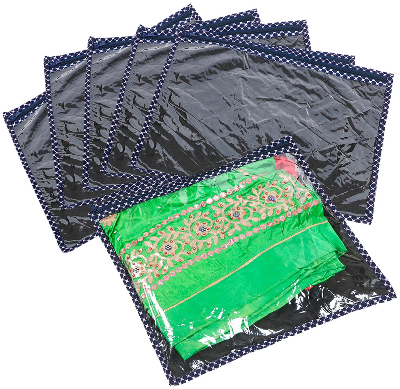 Kuber Industries Rexine Single Packing 6 Pieces Saree Cover (Dark Blue) - CTHH13725
Kuber Industries Rexine Single Packing 6 Pieces Saree Cover (Dark Blue) - CTHH13725