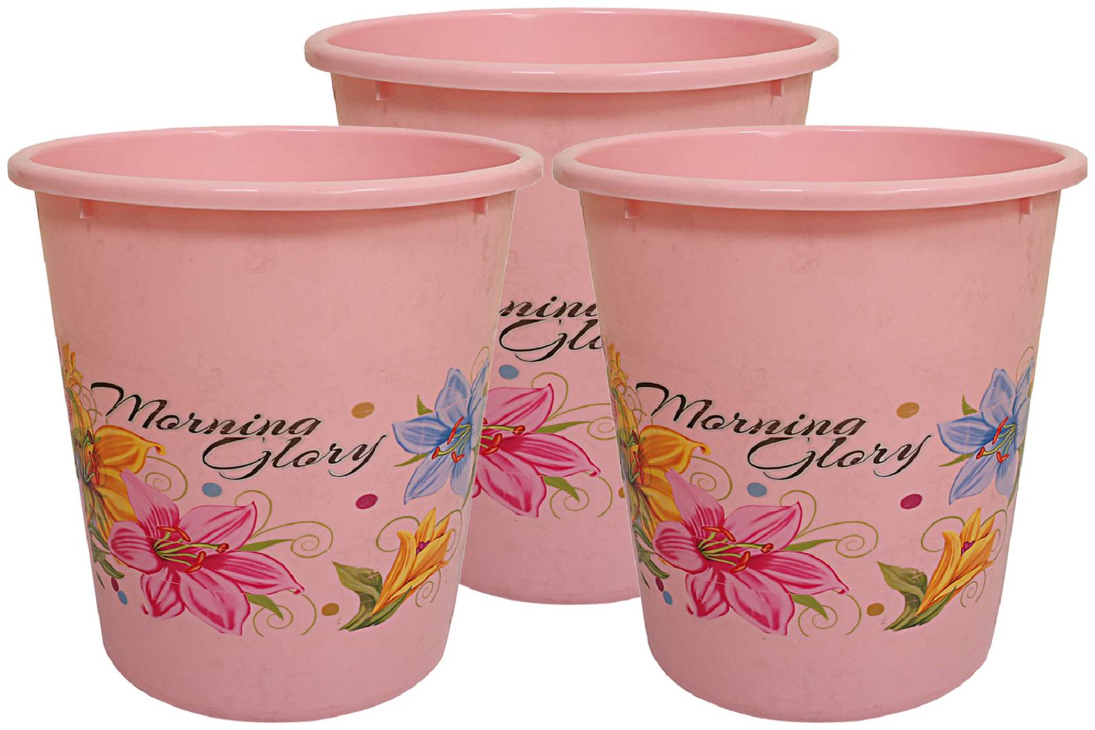 Kuber Industries Plastic Exclusive 3 Pcs Virgin Floral Dustbin Garbage Bin 5 L Pink- CTHH12943
Kuber Industries Plastic Exclusive 3 Pcs Virgin Floral Dustbin Garbage Bin 5 L Pink- CTHH12943