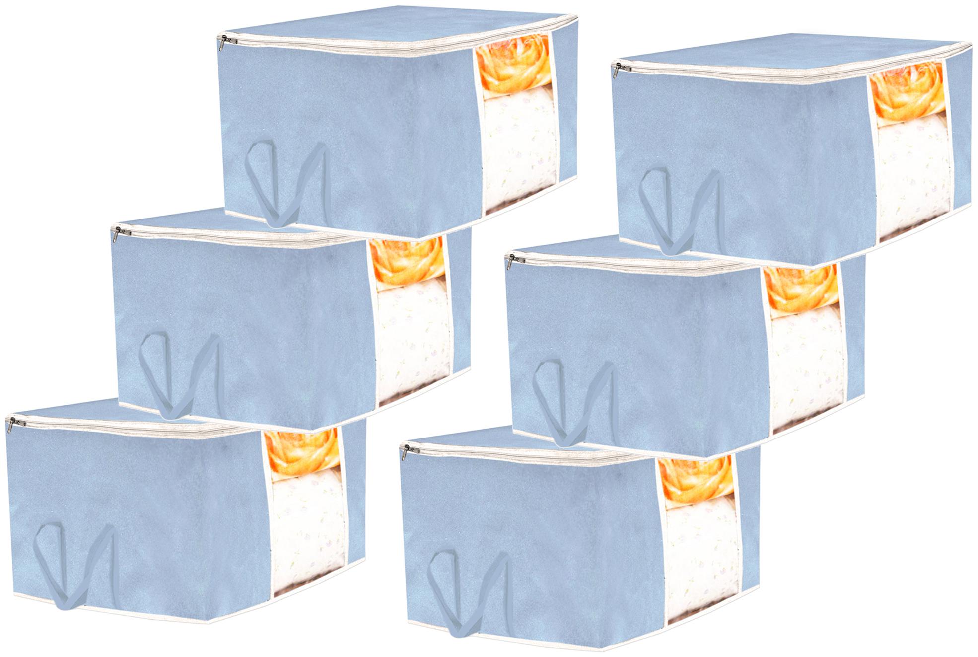Kuber Industries 6 pc Non Woven Underbed Storage Bag Storage Organiser Blanket Cover with Transparent Window Extra Large Grey CTHH15569
Kuber Industries 6 pc Non Woven Underbed Storage Bag Storage Organiser Blanket Cover with Transparent Window Extra Large Grey CTHH15569