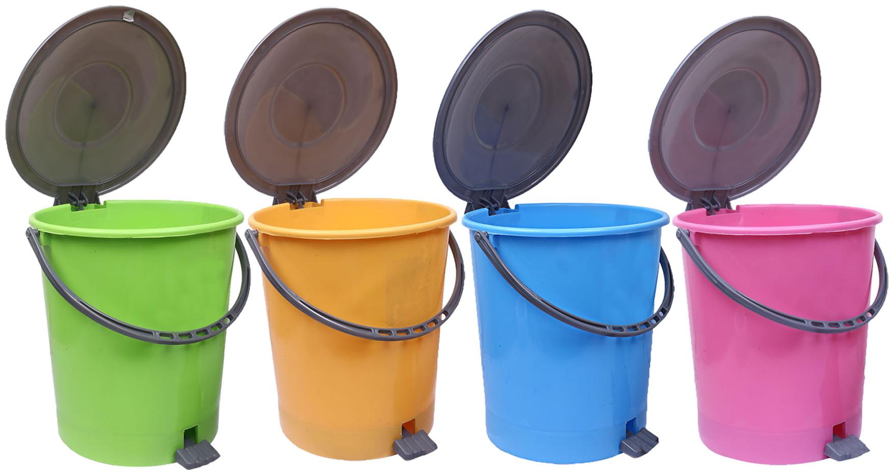 Kuber Industries Plastic 4 pcs Dustbin Garbage Bin with Handle 10 L( Blue Yellow Green Pink) - CTHH13401
Kuber Industries Plastic 4 pcs Dustbin Garbage Bin with Handle 10 L( Blue Yellow Green Pink) - CTHH13401