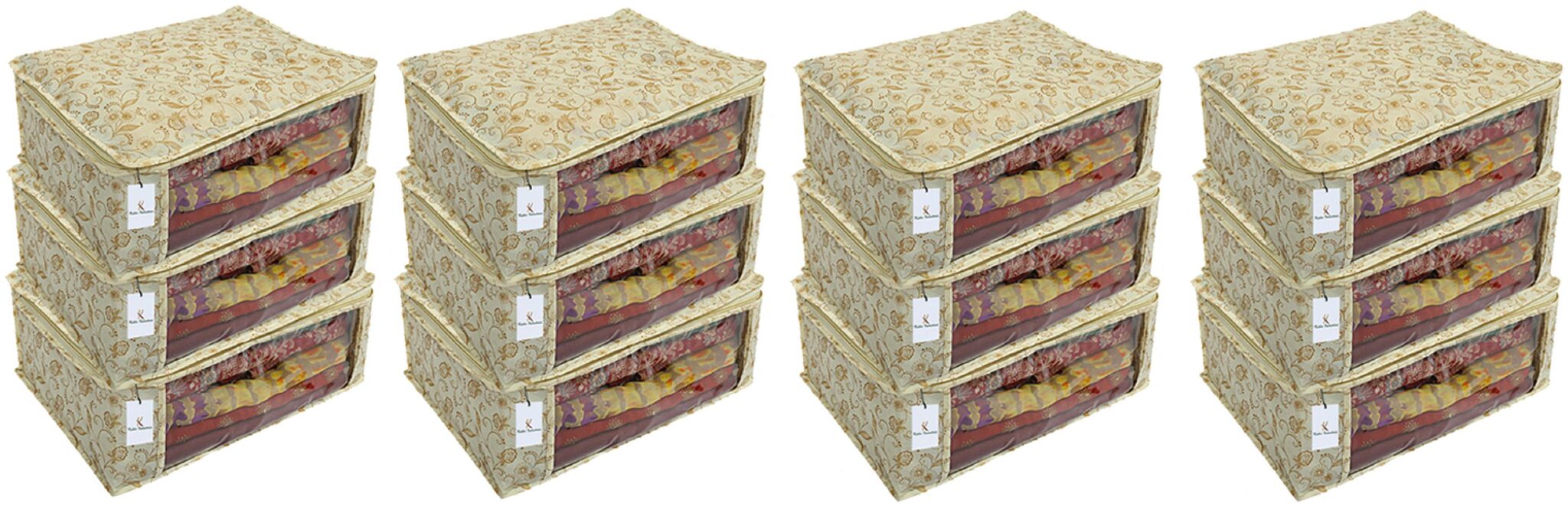 Kuber Industries 12 Piece Non Woven Saree Cover Set Brown 7 Inches Height CTHH11464
Kuber Industries 12 Piece Non Woven Saree Cover Set Brown 7 Inches Height CTHH11464