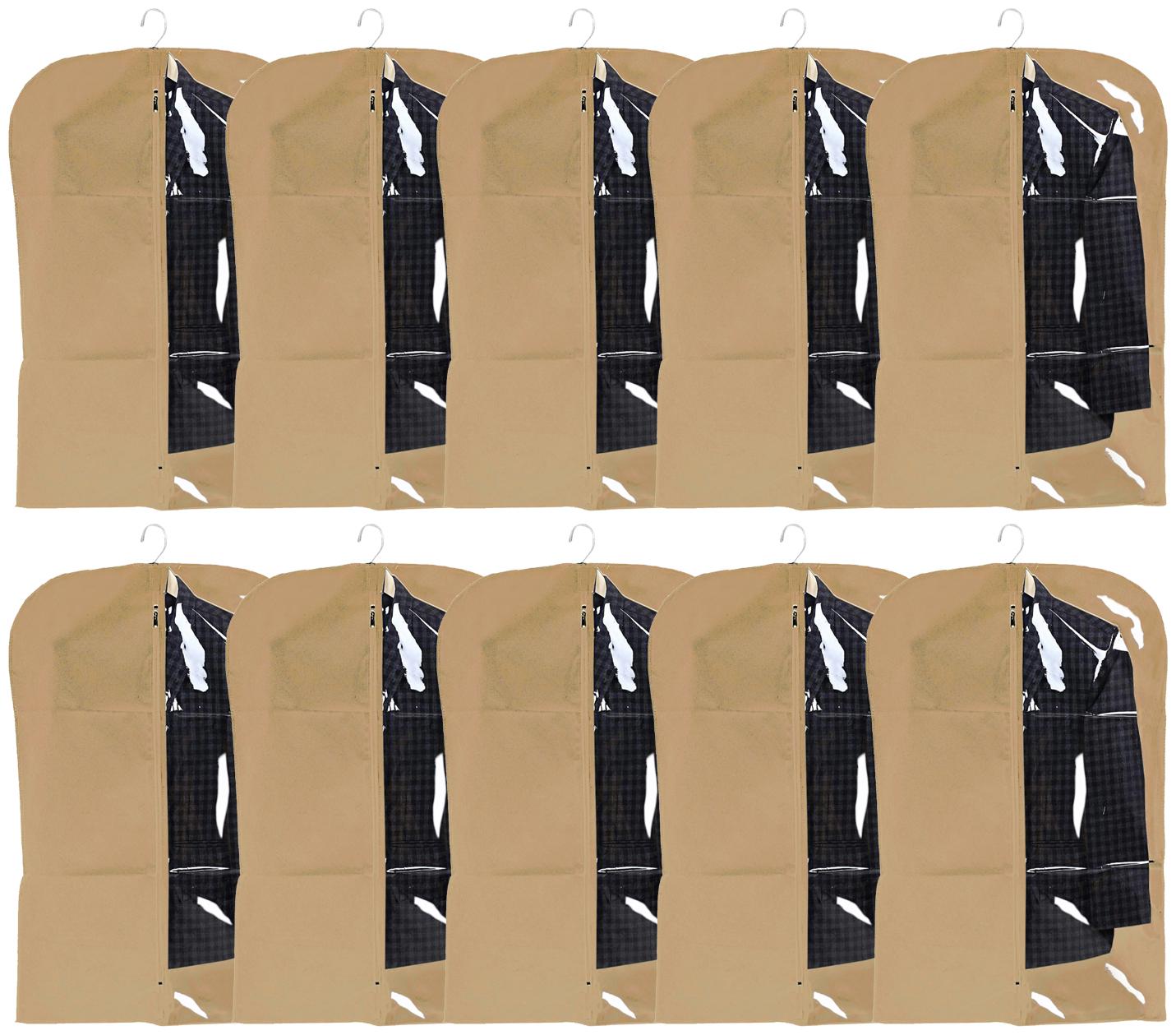Kuber Industries Half Transparent 10 pcs Non Woven Men s Coat Blazer Cover (Brown) - CTHH14675
Kuber Industries Half Transparent 10 pcs Non Woven Men s Coat Blazer Cover (Brown) - CTHH14675