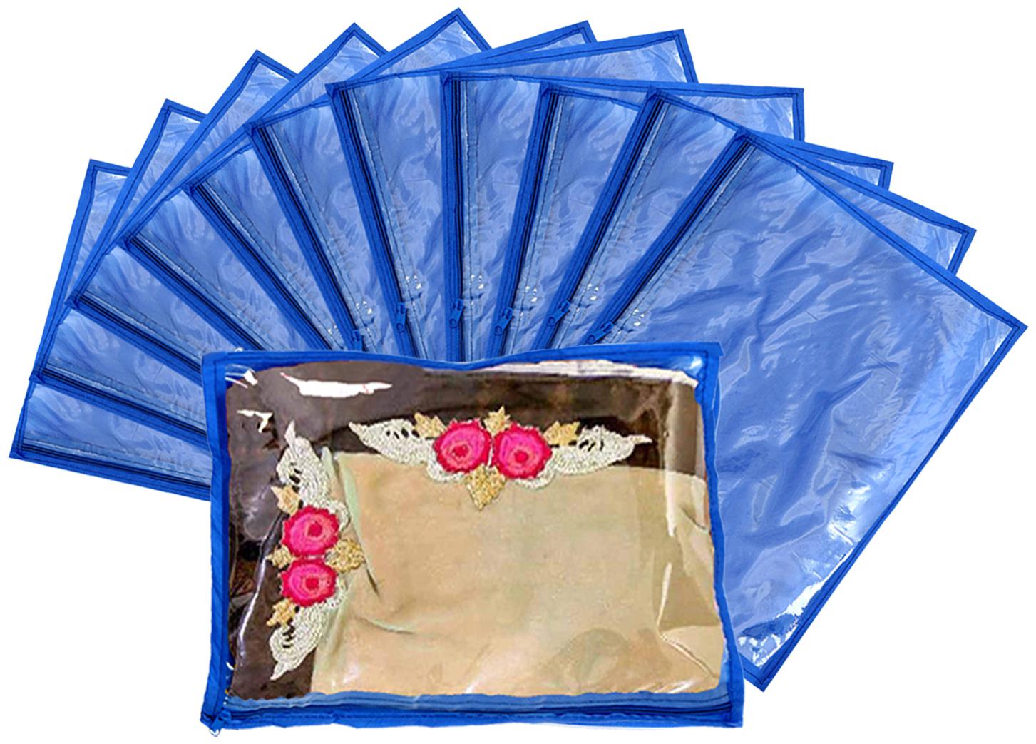 Kuber Industries Non Woven Single Packing Saree Cover 12 Pcs Set (Blue) - CTHH14469
Kuber Industries Non Woven Single Packing Saree Cover 12 Pcs Set (Blue) - CTHH14469