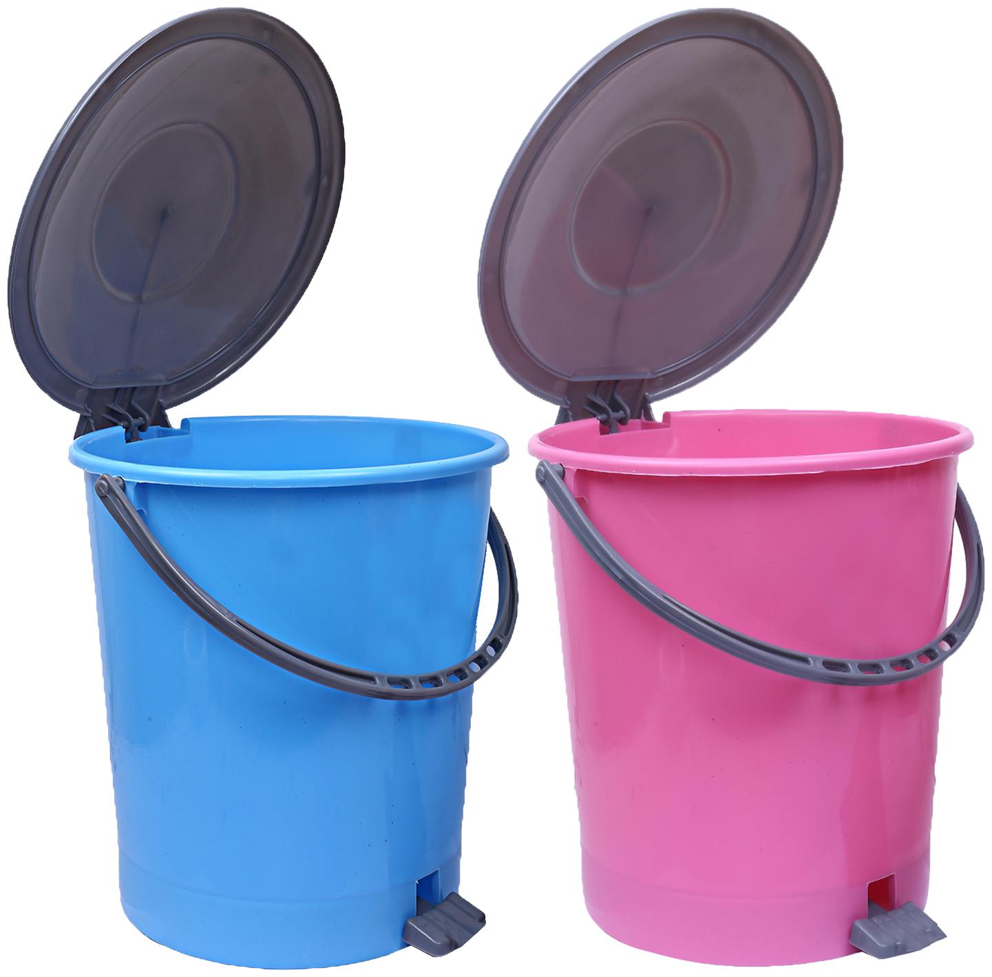 Kuber Industries Plastic 2 pcs Dustbin Garbage Bin with Handle 10 L(Blue Pink) - CTHH13393
Kuber Industries Plastic 2 pcs Dustbin Garbage Bin with Handle 10 L(Blue Pink) - CTHH13393