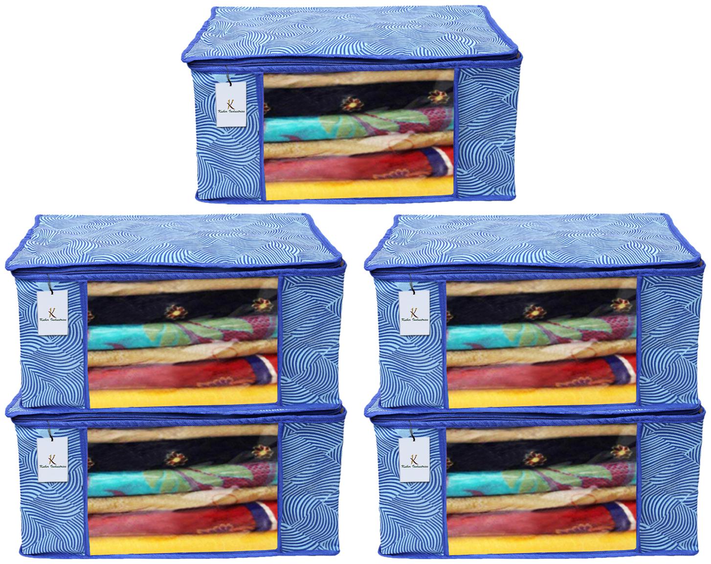 Kuber Industries Leheriya Design 5 pc Non Woven Saree Cover Large Royal Blue - CTHH11948
Kuber Industries Leheriya Design 5 pc Non Woven Saree Cover Large Royal Blue - CTHH11948