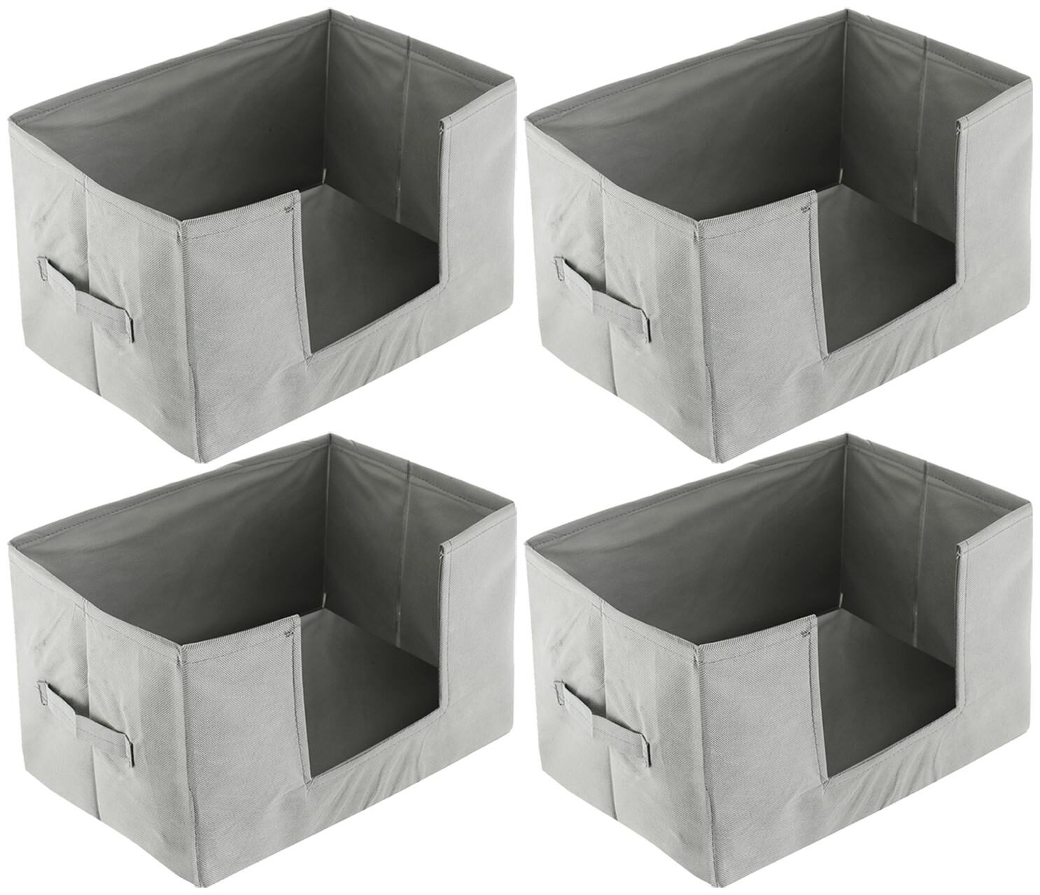 Kuber Industries 4 pcs Large Capacity Space Saver Closet Stackable and Foldable Saree Clothes Organiser For Wardrobe Non-Woven Rectangle Cloth Saree Stacker Wardrobe Organizer (Grey) - CTHH18493
Kuber Industries 4 pcs Large Capacity Space Saver Closet Stackable and Foldable Saree Clothes Organiser For Wardrobe Non-Woven Rectangle Cloth Saree Stacker Wardrobe Organizer (Grey) - CTHH18493